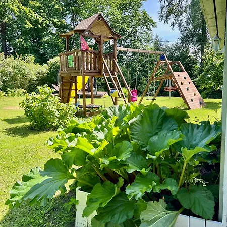 Private Family With Sauna, Hot Tub, Playground And Outside Lounge Area Villa *