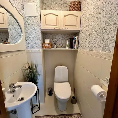 Private Family With Sauna, Hot Tub, Playground And Outside Lounge Area 派尔努